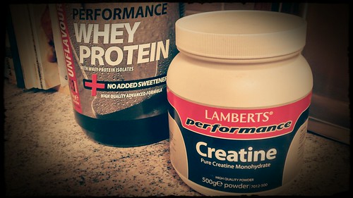 Creatine and Protein Powder