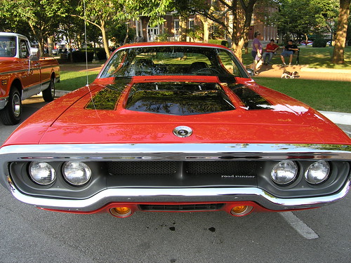 Red Muscle Car