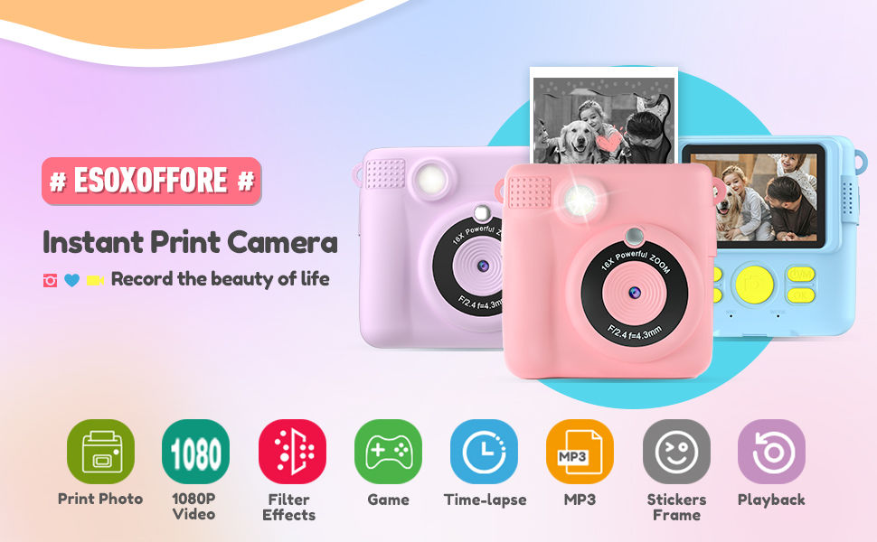 Instant Print Camera