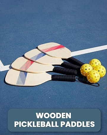 Wooden Picklball Paddles