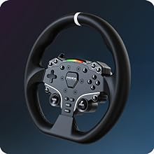 There are 22 Customizable Buttons and RGB Sequential Shifter Light Indicator in the steer wheel