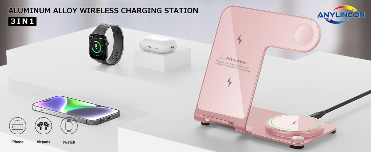 Y91 3 in 1 wireless charger station