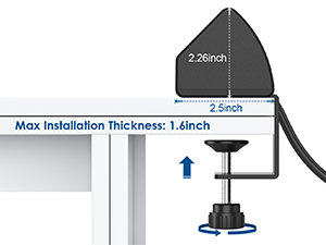 desk clamp power strip