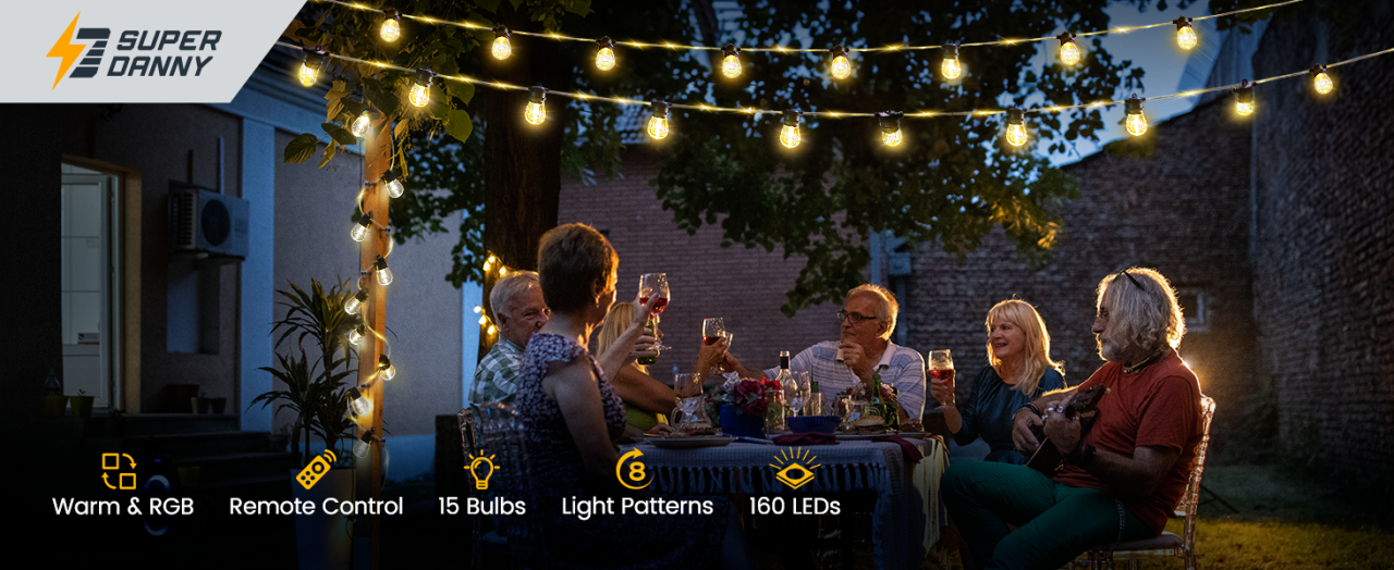 outdoor lights for patio