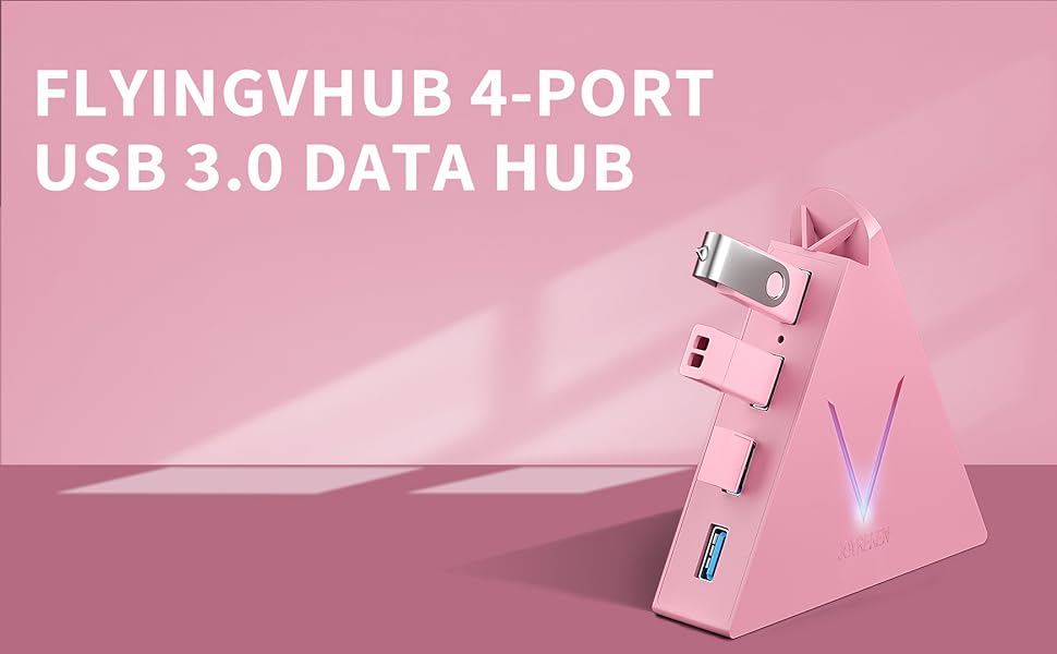 pink usb hub