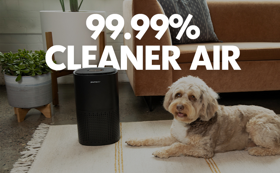 99.99% cleaner air