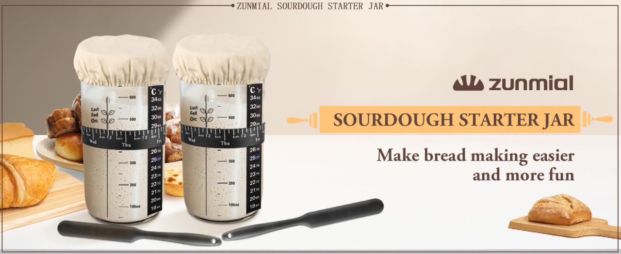 Sourdough Starter Jar