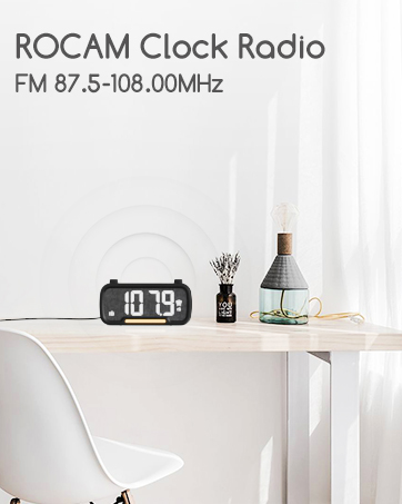 ROCAM CLOCK RADIO