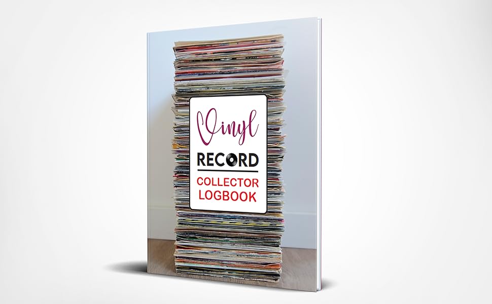 Vinyl Record Collector Log Book Cover