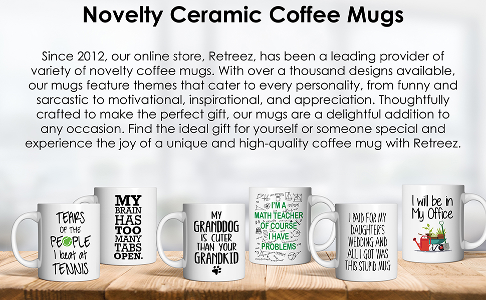 Novelty Ceramic Coffee Mugs