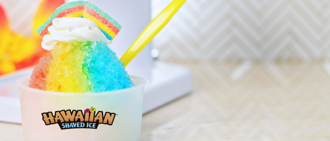 hawaiian shaved ice snowcone