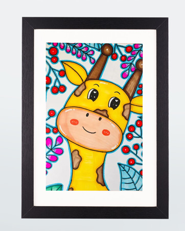 kids art frame