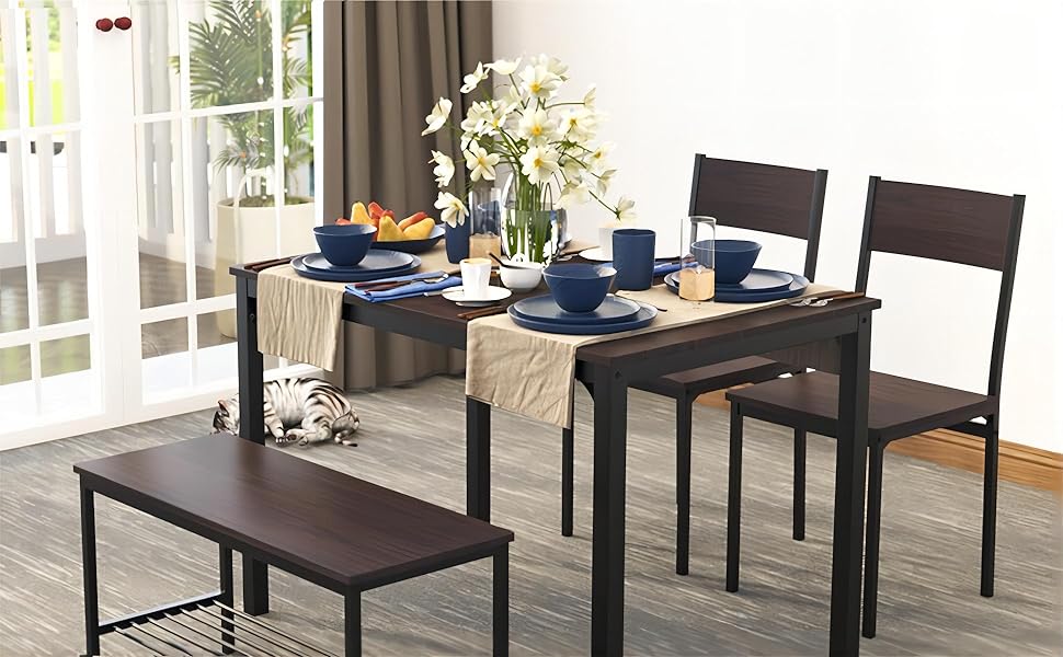 DINING TABLE SET OF 4