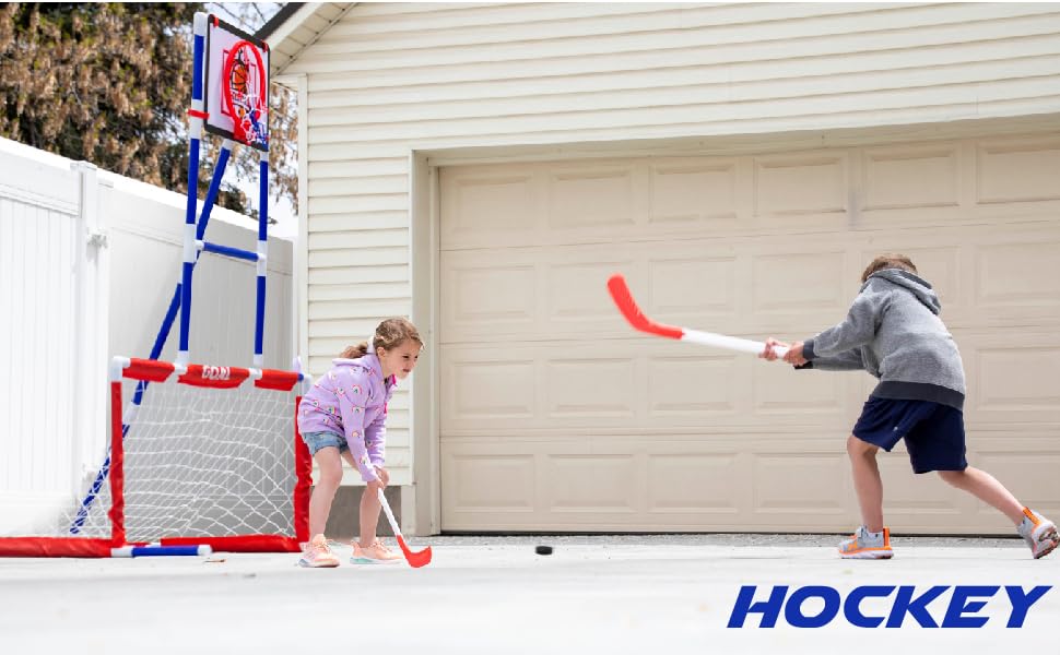 The 3-1 Sports Center has a great addition to a game of hockey for kids