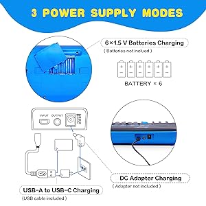 mini piano keyboard power supply