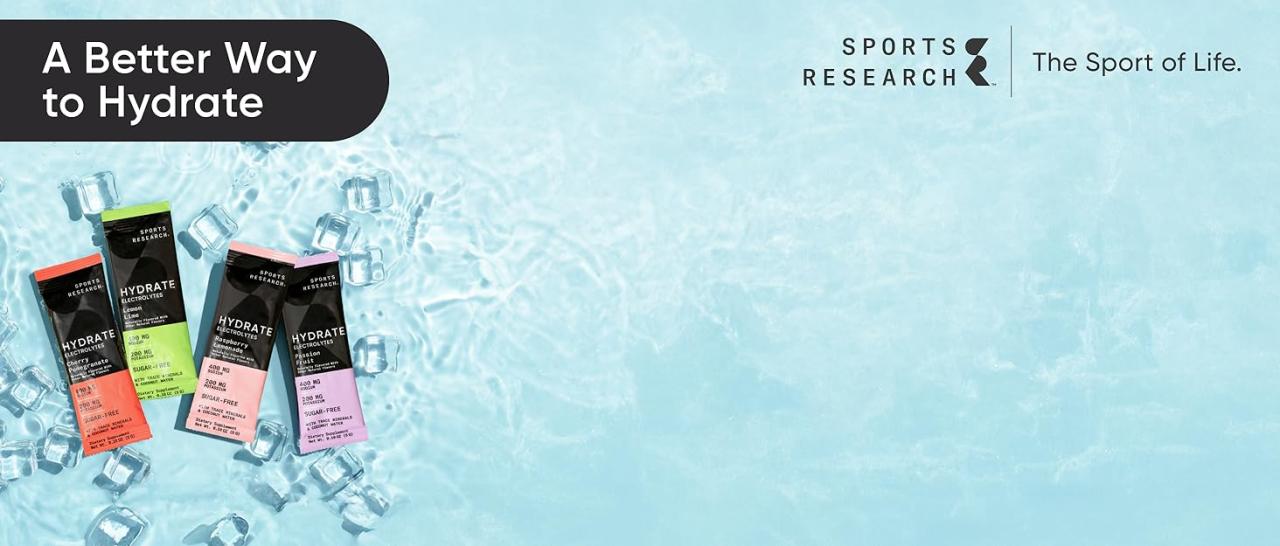 Sports Research Brand Story Hydrate