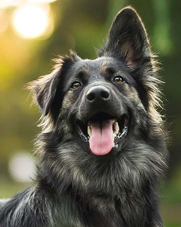 Healthy and happy dog