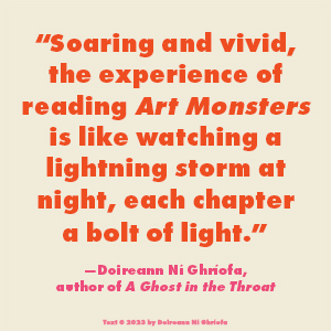 Art Monsters Lauren Elkin Doireann Ni Ghriofa quote