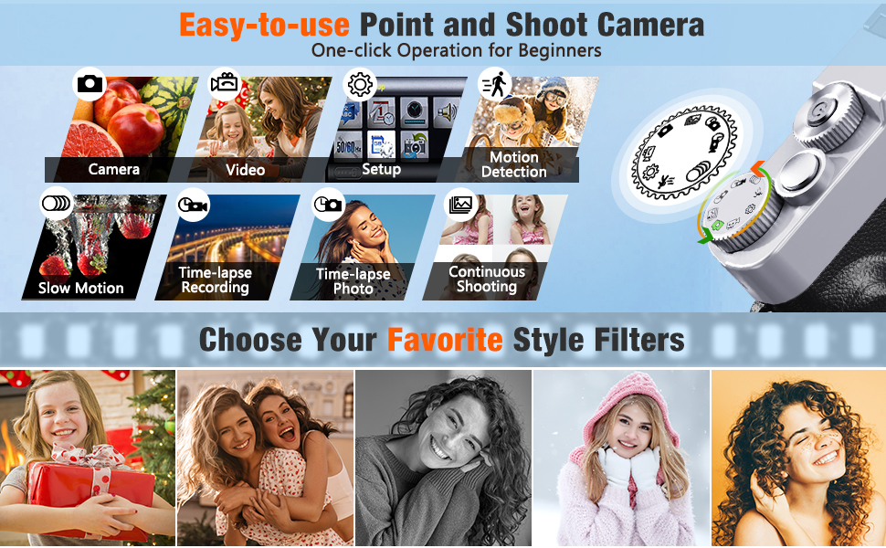 point and shoot digital cameras