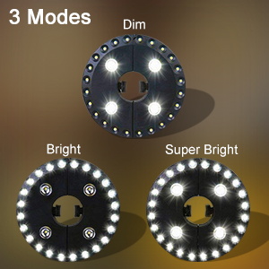 3 Lighting Modes