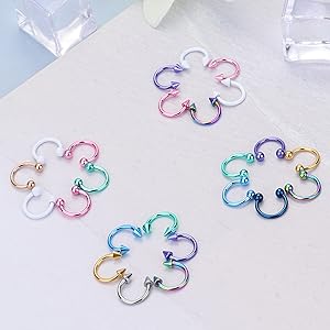 septum horseshoe 16g