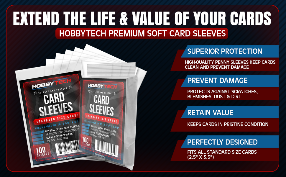 Hobbytech premium soft card sleeves