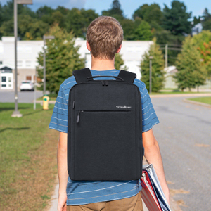 slim laptop backpack 15.6 inch for men