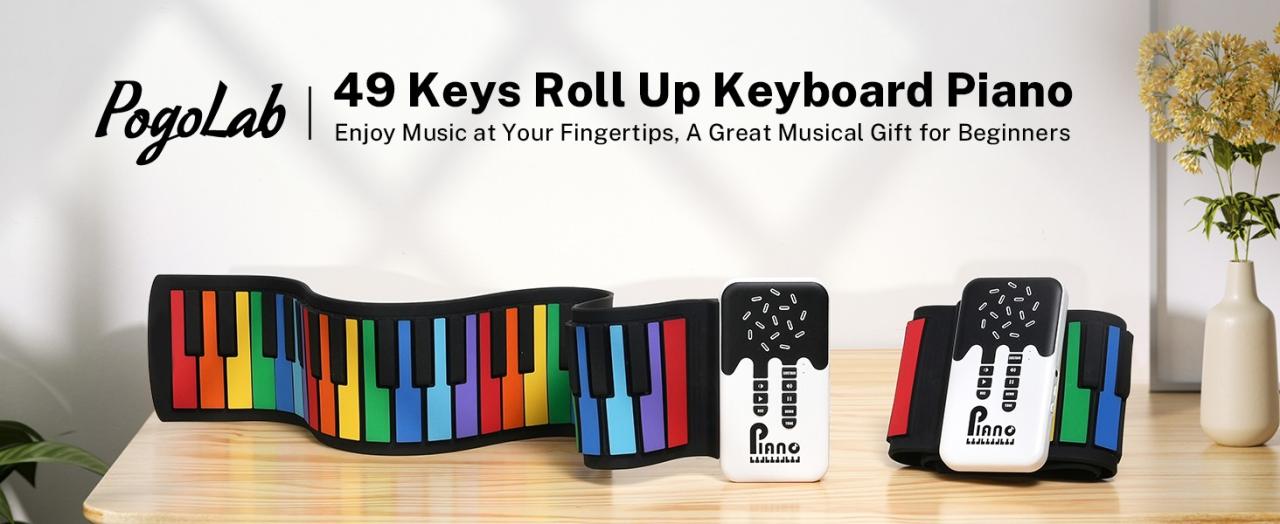 49 Key Roll Up Keyboard Piano