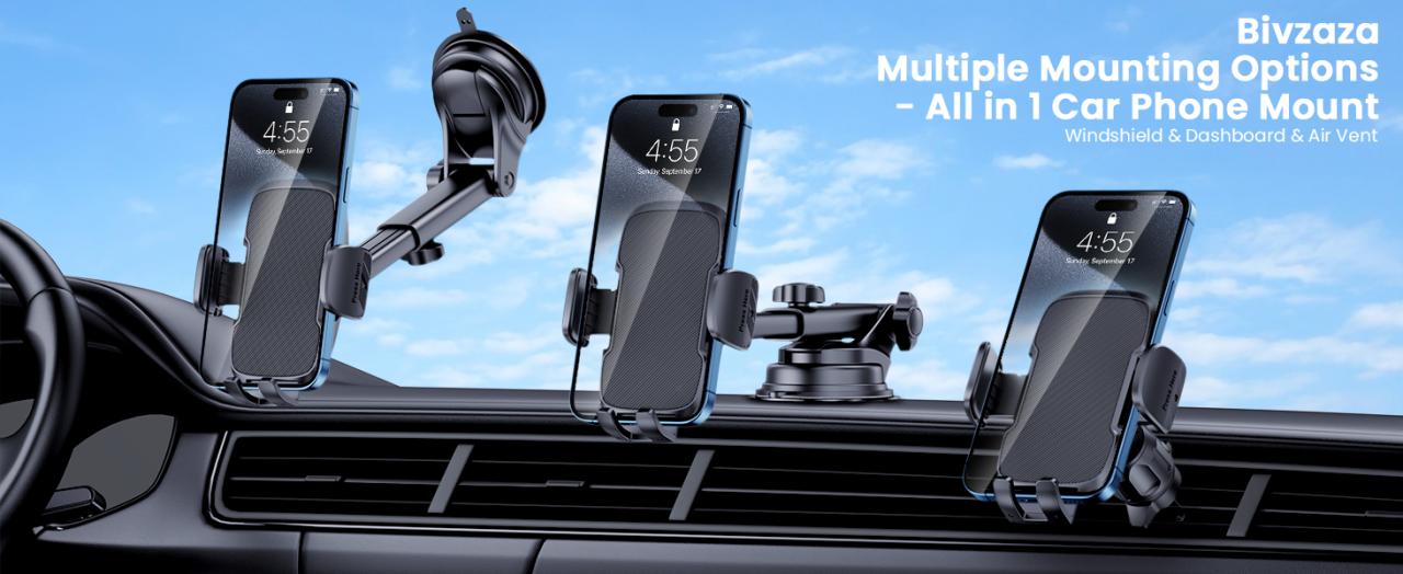 Universal Car Phone Holder Mount