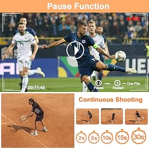 Pause Function &amp; Continuous Shooting