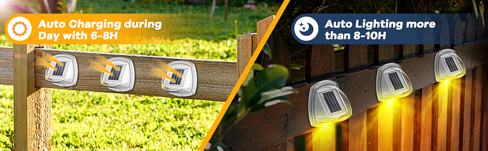 solar lights for fence