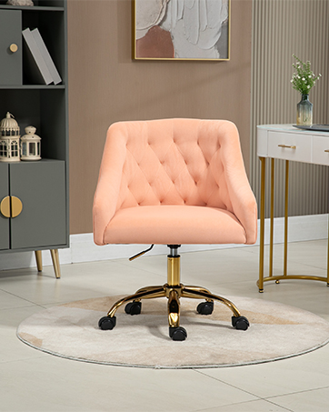 pink office chair