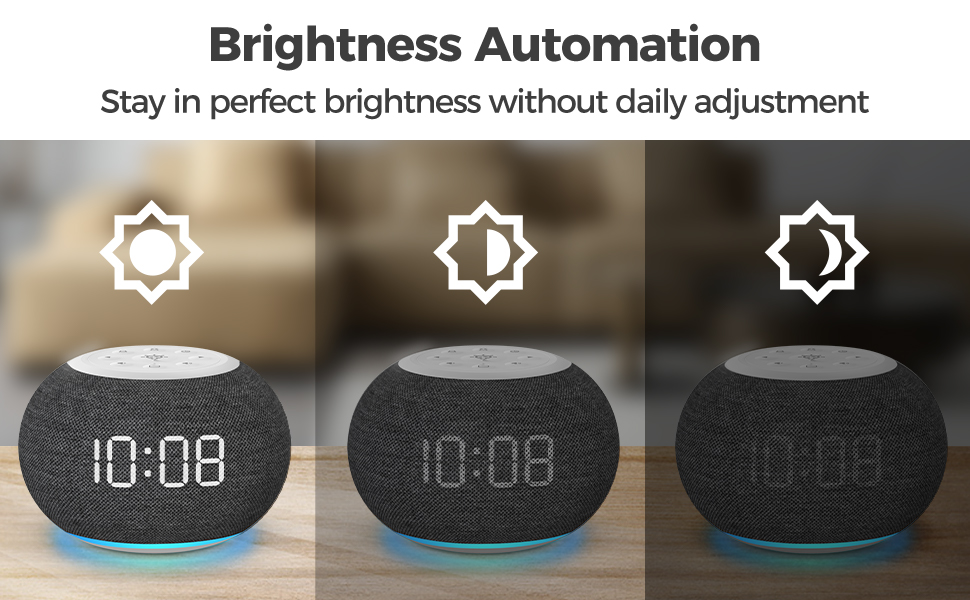 auto dimmer alarm clock comfort display for dark night