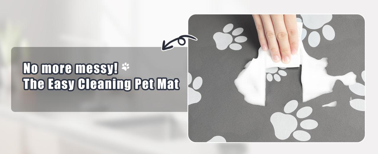 dog feeding mat