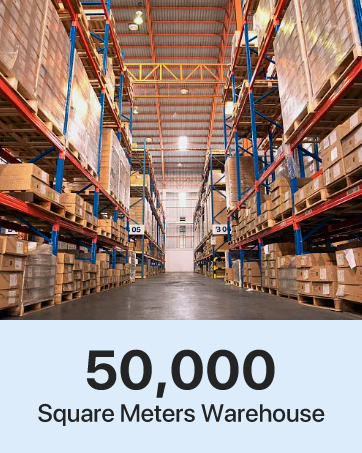 50,000  Square Meters Warehouse