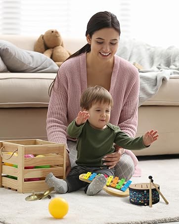 xylophone for toddlers 3-5, hxsnew toddler and baby musical toys, xilofono instrument kids, ehome