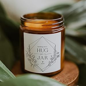 Hug In a Jar Candle Gift Warm Hugs Sympathy Gift