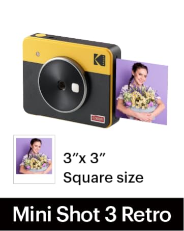 kodak mini shot 3 retro photo printer polaroid instant camera for iphone and android instax mini