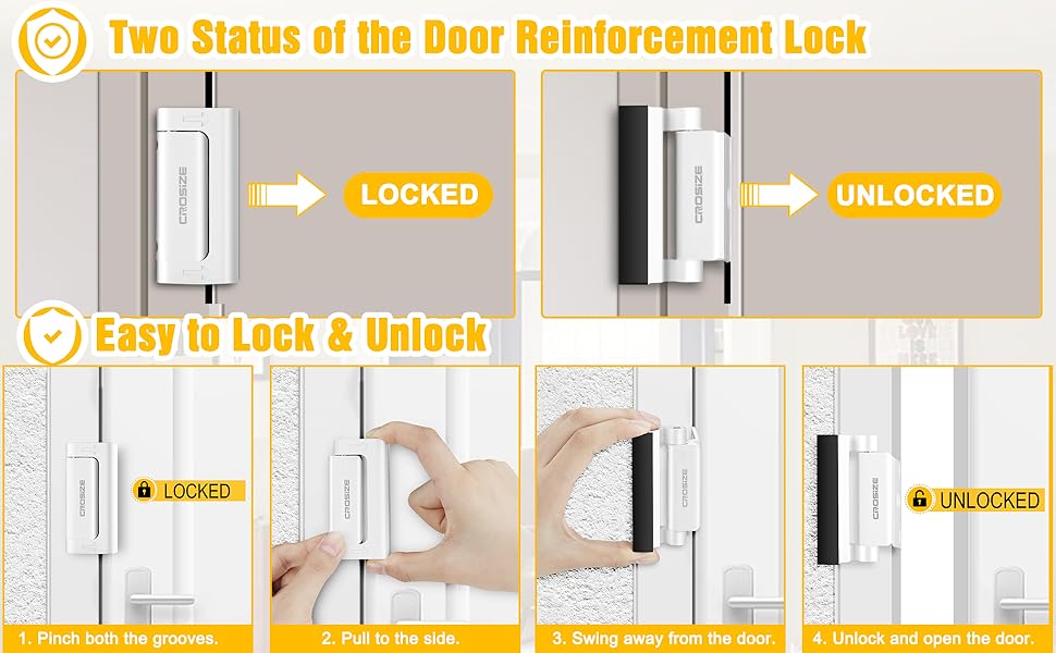 defender security door lock security devices door chain lock for inside door