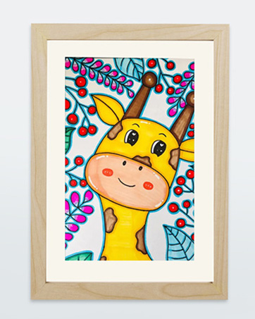 kids art frame