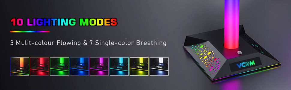 RGB Gaming Headphones Stand