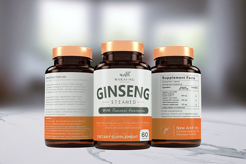 supplement label design