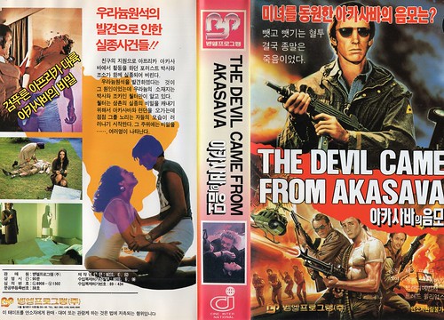 Seoul Korea vintage VHS cover art for Jess Franco cult classic