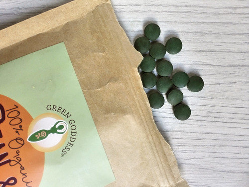 100% organic spirulina tablets - Green Goddess