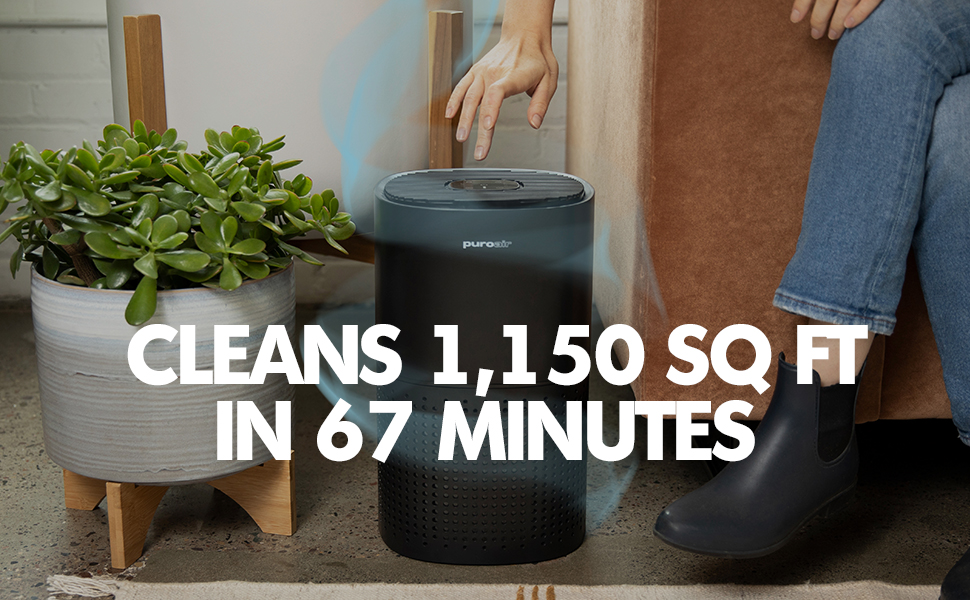 Cleaner air in minutes