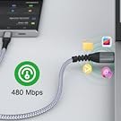 480 Mbps full speed usb c data transfer cable