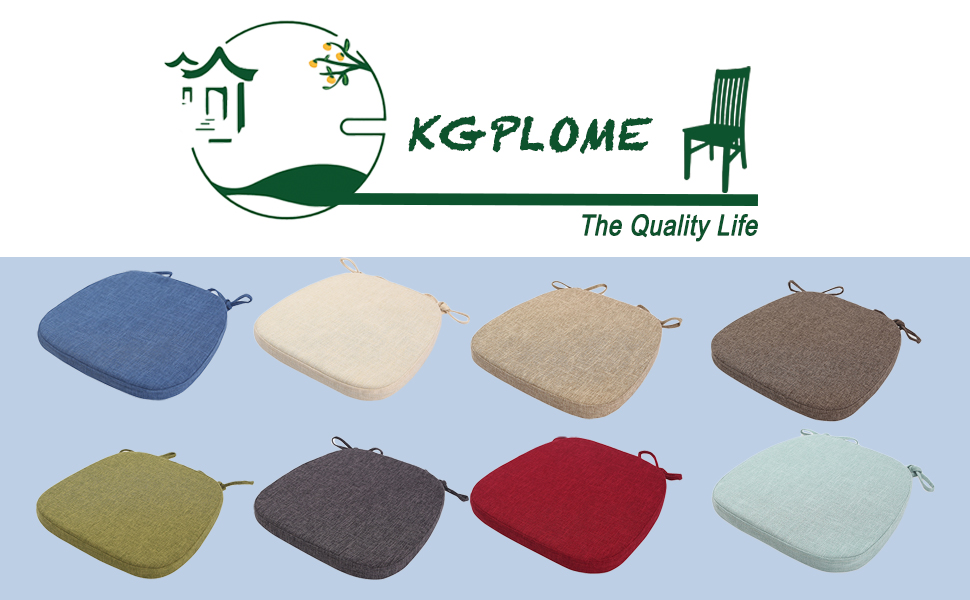 KGPLOME Chair Cushion with Ties for Dining Chairs