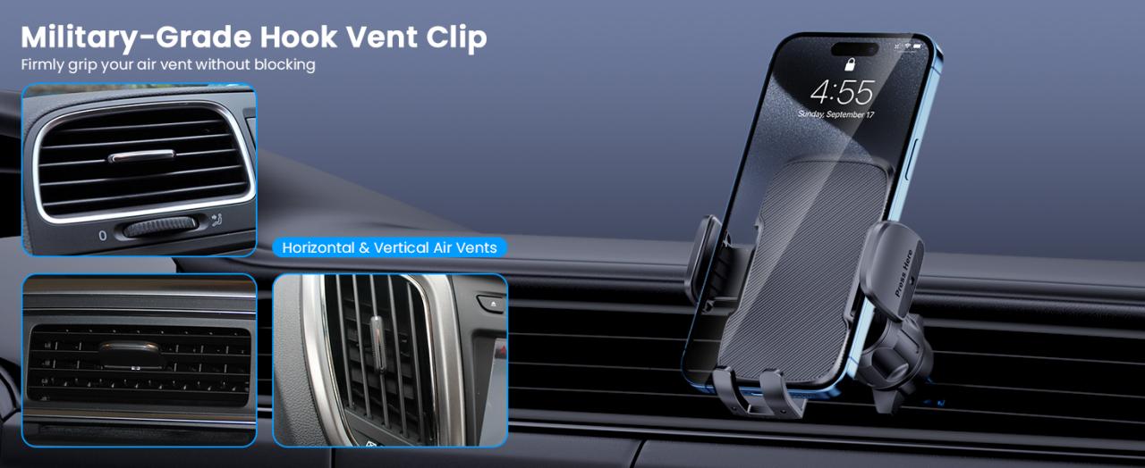 Phone Mount for Car Air Vent