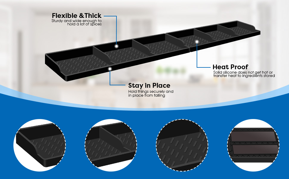 Silicone Spice Rack Shelf