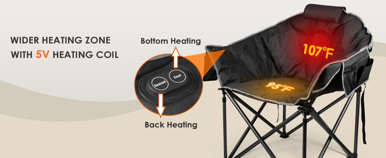 heated moon chair